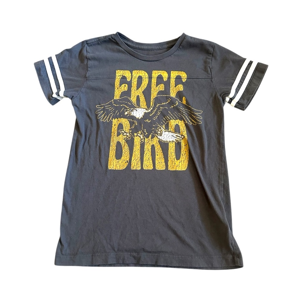Tiny Whales Free Bird Football Tee